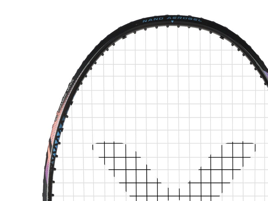Victor DriveX 12 Metallic Badminton Racket (Orange/Black) 2025