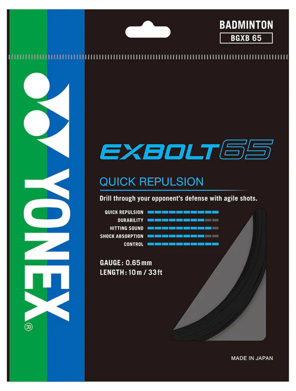 Yonex Exbolt 65 Badminton String Set (10m)