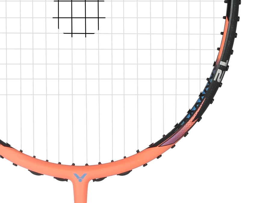 Victor DriveX 12 Metallic Badminton Racket (Orange/Black) 2025
