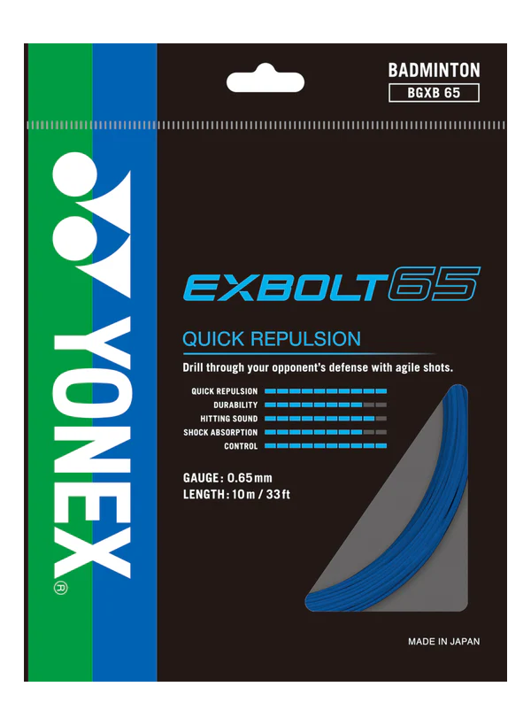 Yonex Exbolt 65 Badminton String Set (10m)