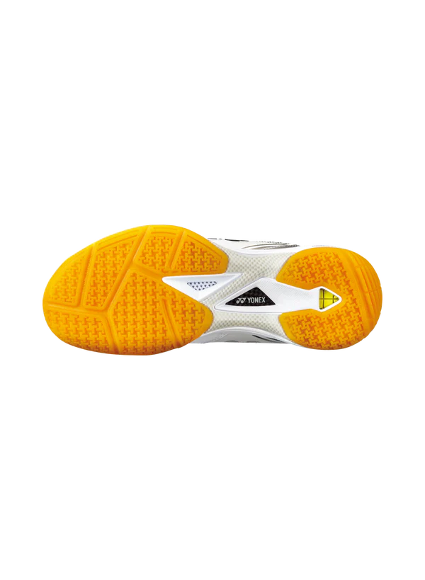 Yonex Power Cushion 65 Z3 Wide Badminton Shoes (White/Orange)